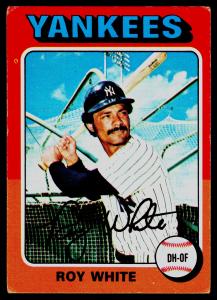 1975 Topps #375 Roy White - POOR