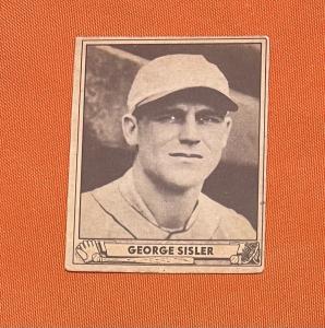 1940 Play Ball #170 Tris Speaker HOF *SUPERMAN AD* Baseball Card *CgC605*