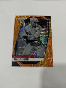 2025 Panini Prizm - Rogers Hornsby, Rogers Hornsby #62 Orange Wave Prizm /49