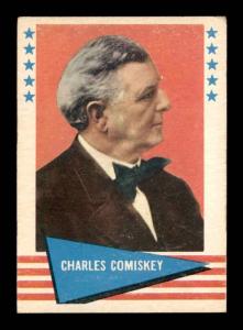 1961 Fleer Charles Comiskey Card #18