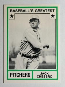 1982 TCMA Greatest Pitchers #19 Jack Chesbro