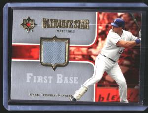 Mark Teixeira 2007 Upper Deck Collection Ultimate Star Materials Relic Rangers