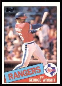 1985 Topps George Wright Baseball Cards #443