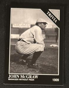 1992 John McGraw Baseball Card - Conlon Collection