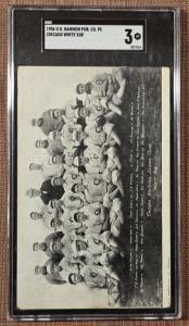 1906 V.O. Hammon White Sox Baseball Card SGC 3 Ed Walsh Comiskey Smith Owen Hahn