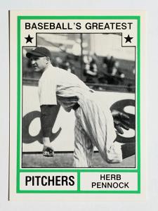 1982 TCMA Greatest Pitchers #30 Herb Pennock