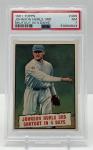 1961 Topps #409 Walter Johnson HOF-3rd Shutout in 4 Days-PSA 7 + 3 Free Cards!