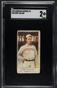 1909 E91B Eddie Collins HOF RC Card
