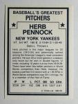 1982 TCMA Greatest Pitchers #30 Herb Pennock