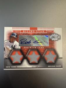 2007 Topps Triple Threads - Rising Star Robinson Cano Jersey Auto /99 Yankees