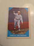1960 Fleer Baseball Greats - Christy Mathewson #2