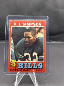 1971 Topps O.J. Simpson #260 Football Card Buffalo Bills 2nd Year