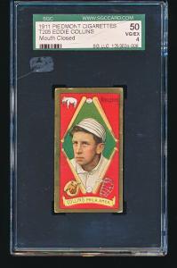 1911 T205 Eddie Collins Sports Card SGC 4