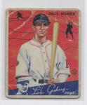 1934 Goudey Paul Waner #11 HOF Poor