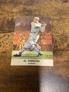 1961 Golden Press Hall of Fame Baseball Stars #20 Al Simmons