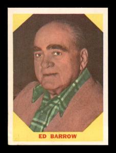 1960 Fleer #23 Ed Barrow   NM/NM+ X3260092