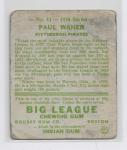 1934 Goudey Paul Waner #11 HOF Poor