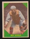 RAY SCHALK white sox 1960 FLEER #56 VG-EX 