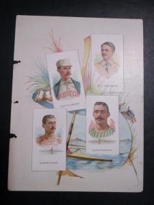 1887 Allen & Ginter Baseball  Album Page-John Clarkson