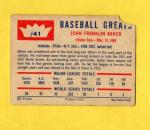 1960 Fleer Frank Home Run Baker #41 Philadelphia A's Filler FREE SHIPPING
