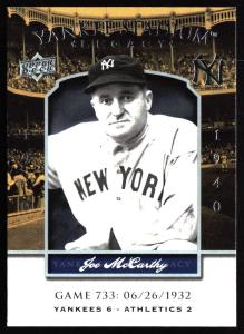 2008 Upper Deck Yankee Stadium Legacy #733 Joe McCarthy