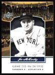 2008 Upper Deck Yankee Stadium Legacy #733 Joe McCarthy
