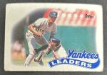 1989 Topps Yankees Leaders Willie Randolph #519 Poor O/C Bad Corners & Edges