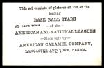 1972 TCMA Tris Speaker American Caramel Reprint