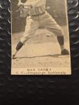 1921-22 American Caramel Series of 80 Max Carey Pittsburgh Pirates HOF Trimmed