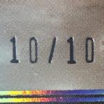 2025 Panini Three and Two Luminous Lumber Edd Roush Holo Gold Bat Relic 10/10