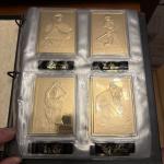Danbury Mint 22KT Gold Baseball Card Set (50 Complete) Babe Ruth, Ty Cobb, etc.
