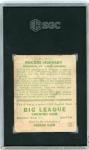 1933 Goudey Rogers Hornsby #188 Baseball Card