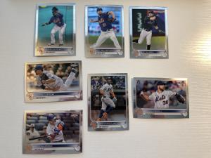 2022 Topps Chrome New York Mets Team Set - 7 Cards
