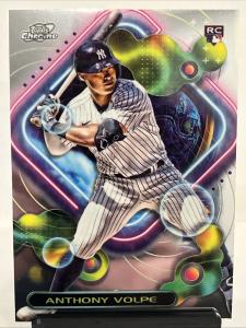 L50,424 - 2023 Topps Cosmic Chrome #107 Anthony Volpe RC