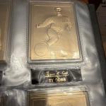 Danbury Mint 22KT Gold Baseball Card Set (50 Complete) Babe Ruth, Ty Cobb, etc.