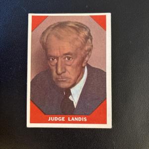 1960 Fleer Kenesaw Mountain Landis Baseball Card
