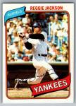 1980 Topps Reggie Jackson #600 HOF Card