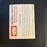 1960 Fleer Kenesaw Mountain Landis Baseball Card