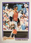 1978 Topps Thurman Munson Yankees #60 Card