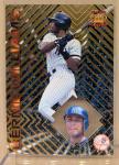 1997 Pacific Crown Gold Prism Bernie Williams Card