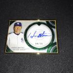 2022 Topps Transcendent Hideki Matsui Green Auto 04/15