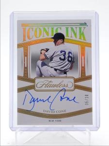 David Cone 2024 Flawless Gold Autograph 09/10