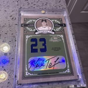 2005 Donruss Mark Teixeira Jersey Number Auto /23