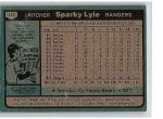 1980 Topps Baseball Card #115 Sparky Lyle