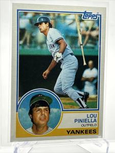 1983 Topps Lou Piniella Baseball Card #307