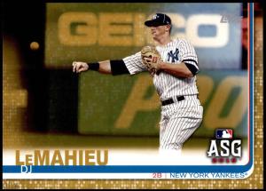 DJ LeMahieu 2019 Topps Update Gold #US117 /10