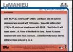 DJ LeMahieu 2019 Topps Update Gold #US117 /10