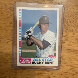 1982 Topps Bucky Dent All-Star Card #550