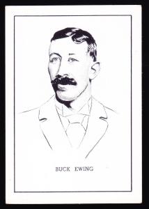 1950-56 Buck Ewing Hall of Fame Card