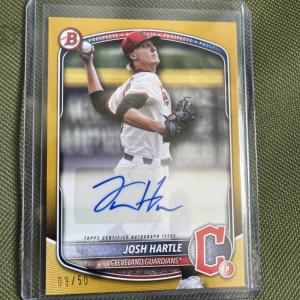 2025 Bowman Josh Hartle Gold Auto #BPA-JH